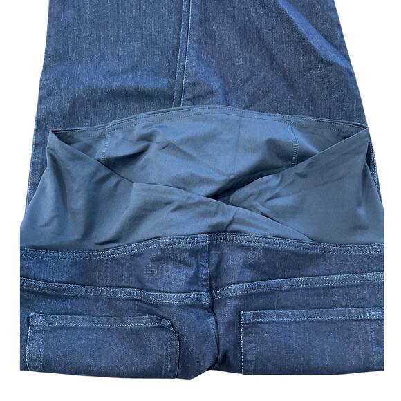 Isabel Maternity by Ingrid Low Rise Relaxed Ankle Jegging Power, Dark Wash, 14 - Picture 4 of 7